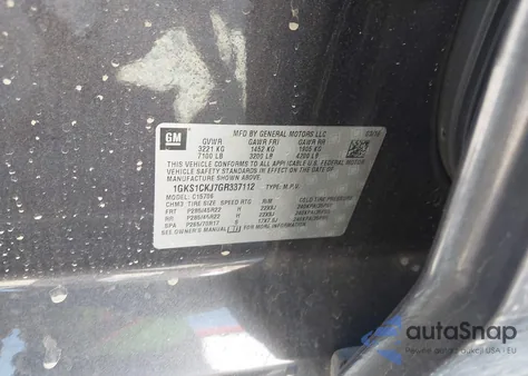 2016 GMC Yukon Denali z USA, uszkodzony, nr VIN 1GKS1CKJ7GR337112